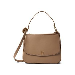 Yvette Ii Top-Handle Flap Satchel Saffiano Pvc Sherwood Tan One Size c: